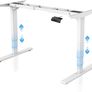 Desk Sit Stand - BRAND NEW - DUAL Motors - Zoom - Electric Office Desk - WFH - 1400mm x 700mm Oak finish Worktop - Gaming - School - no offers Image 2