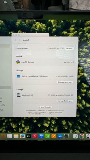 Mac Book Pro 14" M3/ 18 GB Ram/ 500GB Storage