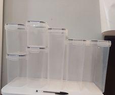 New Airtight Food Storage Containers. Assorted sizes