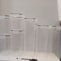 New Airtight Food Storage Containers. Assorted sizes