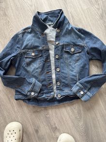 ladies red  herring demin jacket