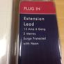 Extension Lead 6 Socket with neon Indicator Image 3