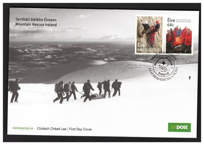 2015 Ireland 50th Anniversary of Mountain Rescue Commemorative Stamps An Post First Day Cover (FDC)