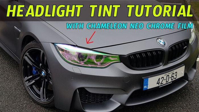 Head Light + Tailight Tint in 12 Colours - 30 x 100cm