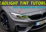 Head Light + Tailight Tint in 12 Colours - 30 x 100cm