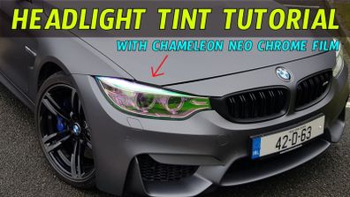 Head Light + Tailight Tint in 12 Colours - 30 x 100cm