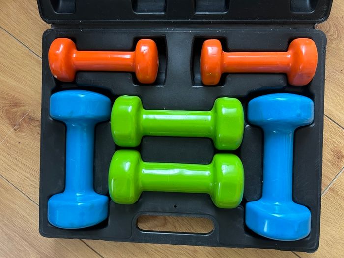 Dumbbell set 1, 2, 3 kg