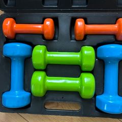 Dumbbell set 1, 2, 3 kg