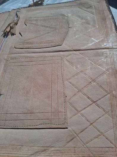 Hand Tooled Leather Presentation Folder