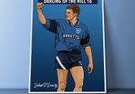 John O Leary Dublin GAA Art Prints (A3 Size)