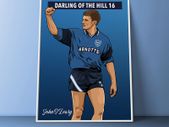 John O Leary Dublin GAA Art Prints (A3 Size)