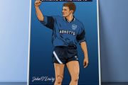 John O Leary Dublin GAA Art Prints (A4 Size)