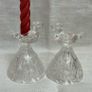 70s vintage pair of  Hofbauer Crystal Candle Holders Image 5