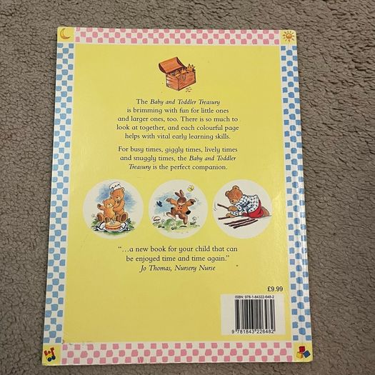Baby and Toddler Treasury Book - By Nicola Baxter and Marie Birkinshaw