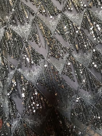 Dress Zara XS silver sequins
