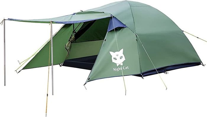 3 Person Tent Waterproof for 2 3 Man Camping with Porch Double Layer Tent for Camping Hiking (FREE SHIPPING)