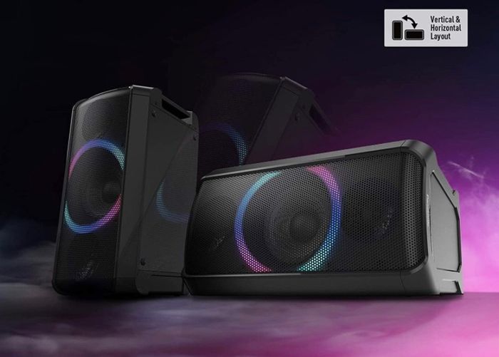 Panasonic SC-TMAX5EB-K Wireless Party Speaker with Bluetooth, wireless charging, multi-connect and power bank compatibility, Black (FREE POSTAGE)