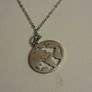 silver chain and pendant Image 2