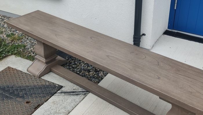 200cm Vintage Ash Dining Bench Rustic