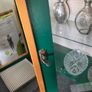 Glass Cabinet with lock and key and CD Shelf Image 3