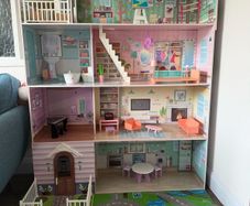 Lillies Wooden Doll House