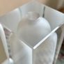 Rosenthal Studio Line Crystal Glass Block Vase, Vintage German Image 9