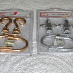 New metal Tie backs