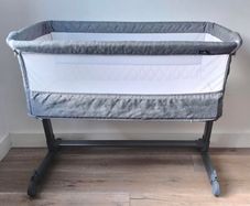 Babylo Cozi Sleeper Bedside Crib Flint