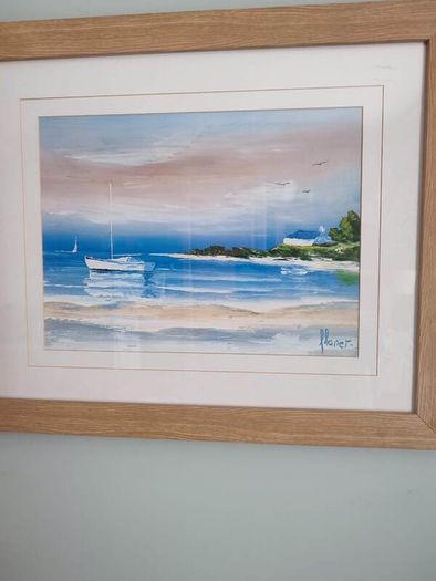 Frederic Flanet - ARTWORK Sailboat   Framed Print