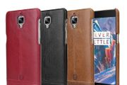 Pierre Cardin Genuine Leather Cover Hard Back Case For One Plus 3/3T