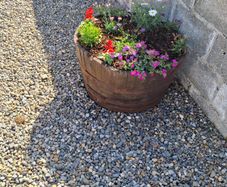 Half whiskey barrels for sale