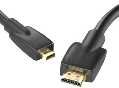 High speed micro HDMI cable with RedMere technology, 4.6 meters