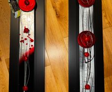 Glass Gallery wall Hangings x 2 (Rachel McCann