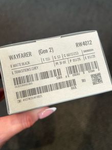 Ray-Ban Meta Wayfarer Glasses Gen 2 - Matte Black with Transition Lens