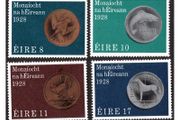 1978 Ireland 50th Anniversary of Ireland's First Coinage in 1928 Commemorative Stamps Mint Never Hinged (MNH)