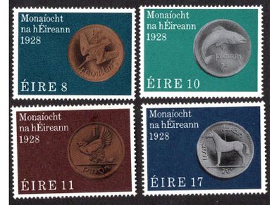 1978 Ireland 50th Anniversary of Ireland's First Coinage in 1928 Commemorative Stamps Mint Never Hinged (MNH)