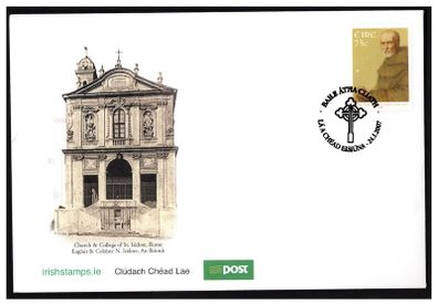 2007 Ireland 350th Death Anniversary of Father Luke Wadding Commemorative Stamp An Post First Day Cover (FDC)