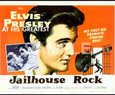 Elvis Presley Jailhouse Rock Classic Movie Poster Reproduction