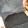 Beautiful Black Glen Cree Scotish Mohair Wool Wrap/Throw/Blanket Image 7