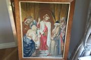 Art - Vintage Religious Tapestry.