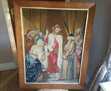 Art - Vintage Religious Tapestry.