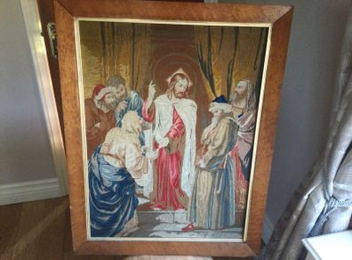 Art - Vintage Religious Tapestry.