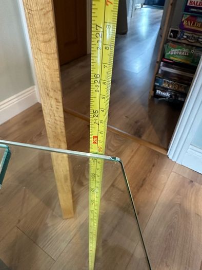 Glass TV table / stand