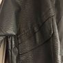 Ci Sono by Cavalini Oversized Faux Leather Bomber Jacket, Black, Size M Image 2