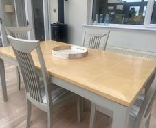 dining table and 4 chairs