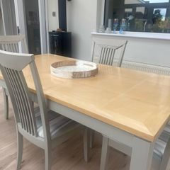 dining table and 4 chairs