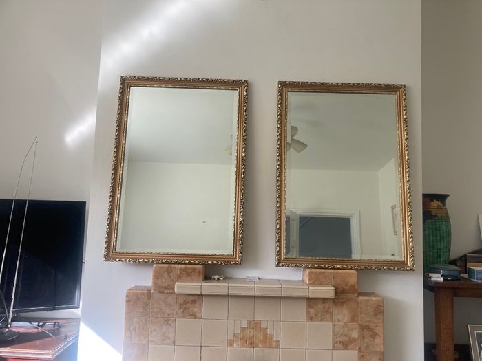 Mirrors x 2 - Vintage