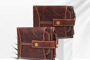 Handmade Genuine Leather Wallet Handmade Genuine Leather Wallet RFID Blocking Card Holder