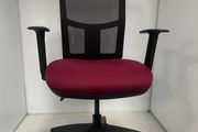 Red office chairs
