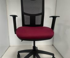 Red office chairs